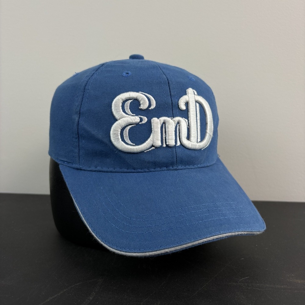Associated premium Emerald Downs Horse Racing Dad Hat Blue Strapback Adjustable